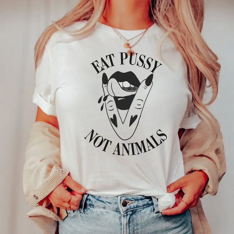 Nutrition Fitness - Unisex Vegan T-Shirt Eat Pssy Not