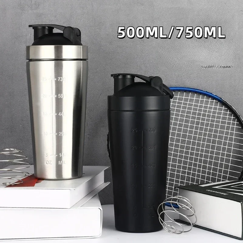 Nutrition Of Fitness - Edelstahl Protein Shaker Becher Tragbarer Fitness-Sportbecher