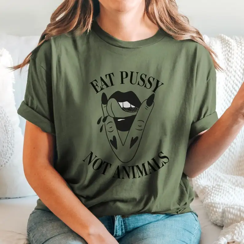 Unisex Vegan T-Shirt Eat Pssy  – Nutrition Fitness Bewertung und Preis