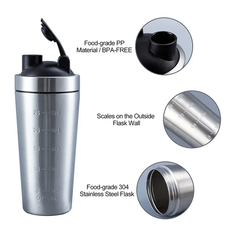 Edelstahl Protein Shaker Beche – Nutrition Of Fitness Bewertung und Preis